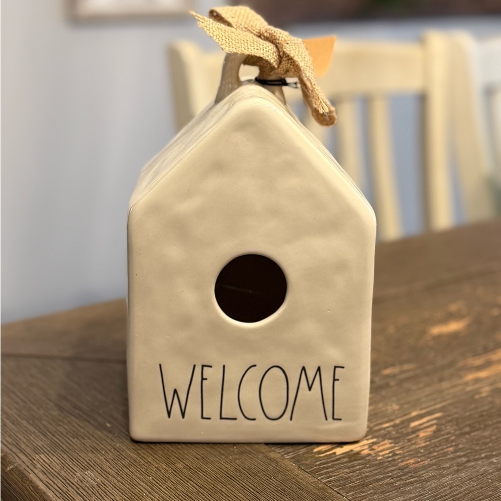 Rae Dunn Artisan Collection Cream Birdhouse